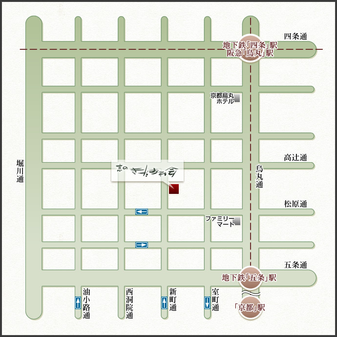 京のきだおれ会アクセスマップ
